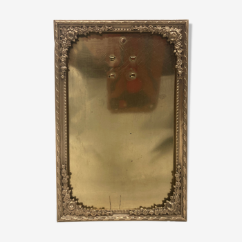 Old brass frame