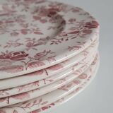 Service of 6 English earthenware plates