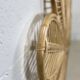 Handmade wicker headboard / headboard / bed