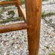 Vintage straw bench