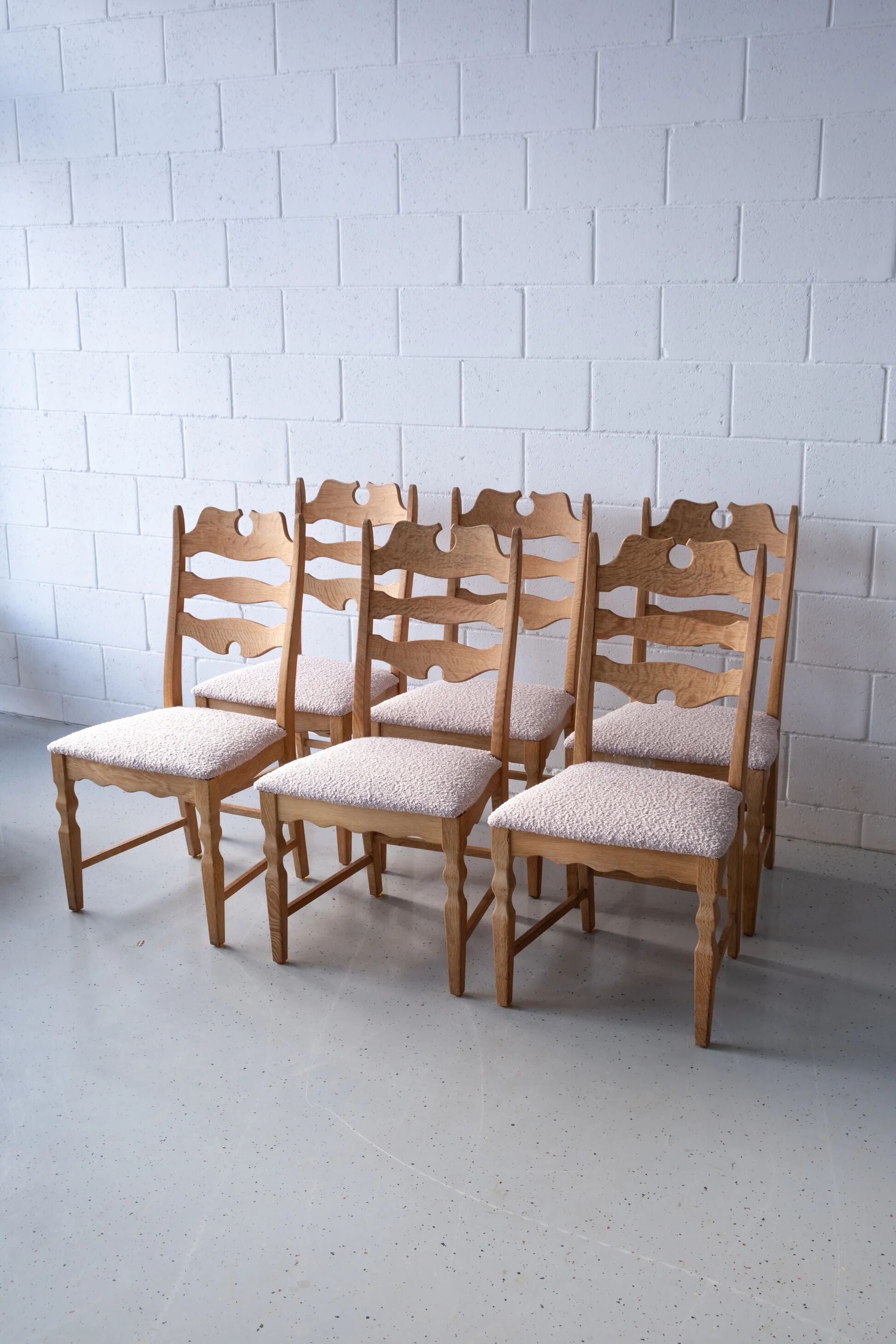 Ensemble de 6 chaises Henning Kjærnulf