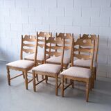 Ensemble de 6 chaises Henning Kjærnulf
