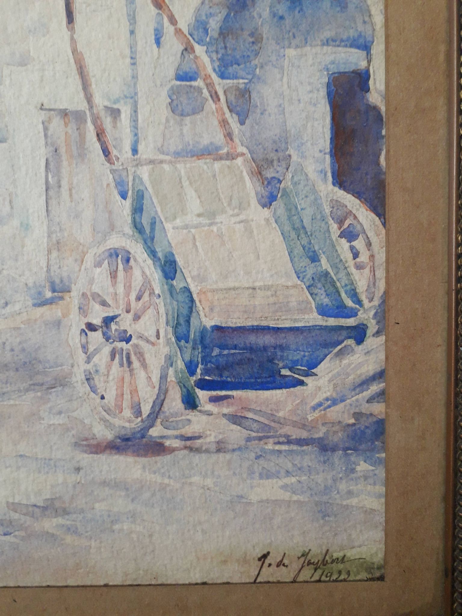 Old painting from the Nancy school