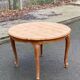 Renovated Louis XV dining table in cherry wood from the 20th century, 210cm.