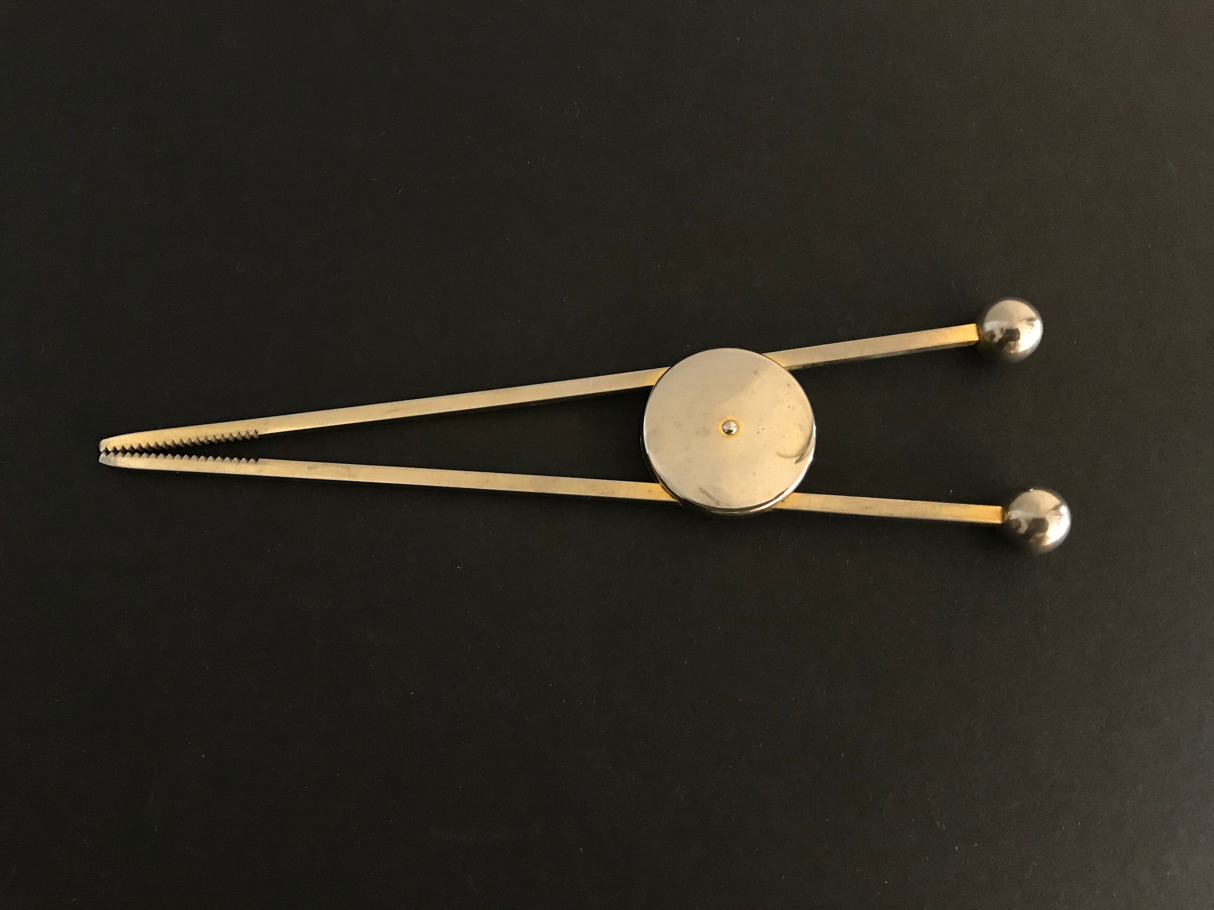 Jacques Adnet 1940 Sugar or Ice Pinch