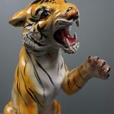 Vintage ceramic tiger