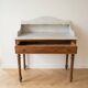 Retro wooden and marble dressing table
