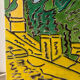 Landscape from the balcony, oil on canvas signed 1982