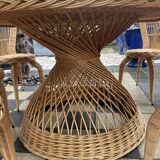 Vintage rattan garden furniture