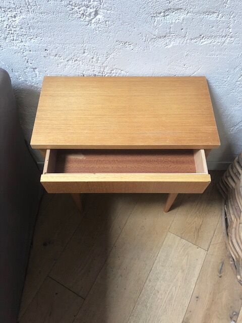 Bedside table of the 70s