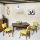 Green skai chairs 50s