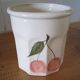 Vallauris jam jar – Cherry design – 1960s–70s – Vintage