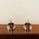 Murano glass Space Age table lamps, set of 2, Italy 1970s