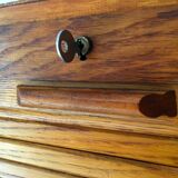 Workbook to curtain vintage 50s Honey Oak