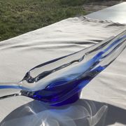 Empty pocket crystal Bayel blue dove