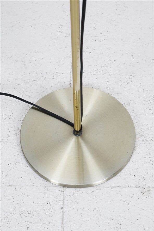 Mid-century Dansa lamp / reading / floor lamp / brass / gold / Danish modern design / 1970s