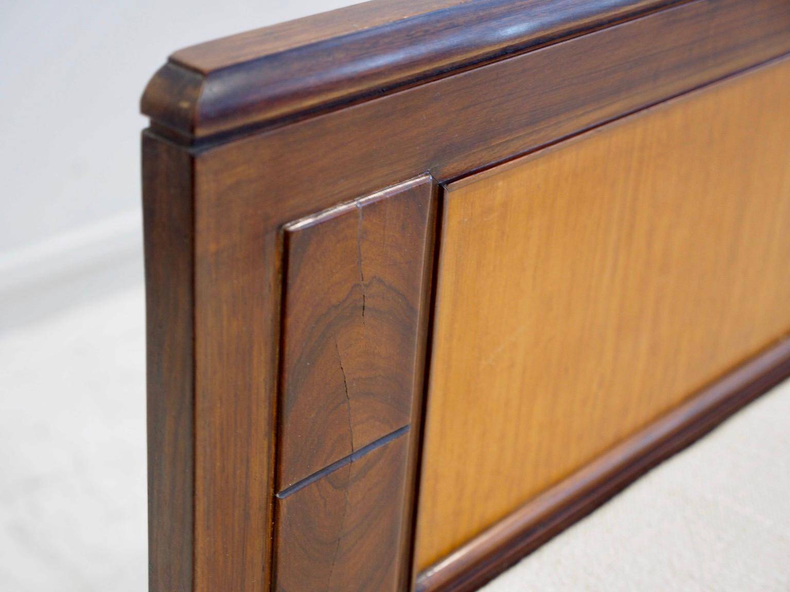 Mid-century meridian by Giuseppe Gibelli with bedside table.