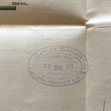 Carte Argentine XIXe