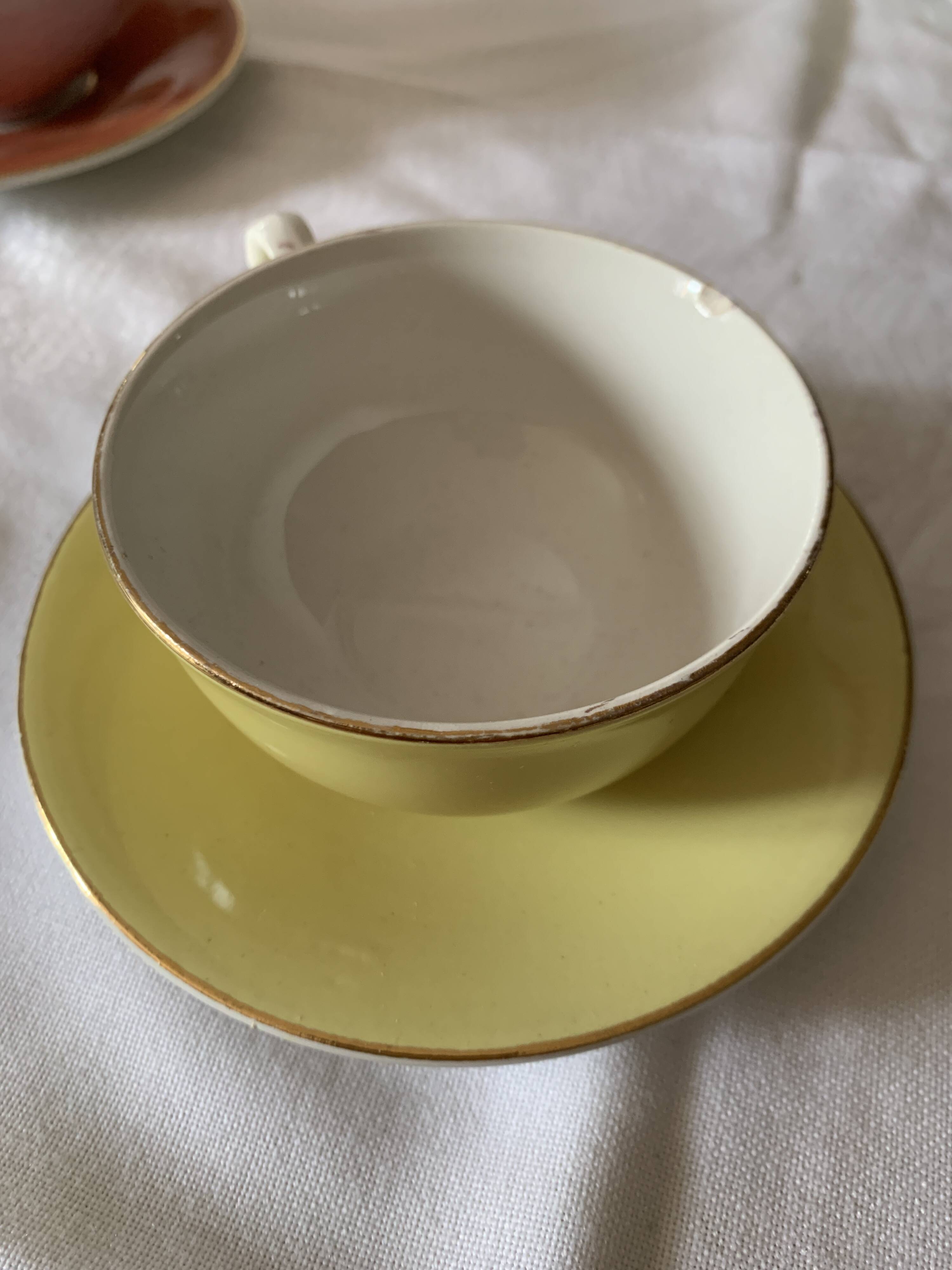 Vintage cups and saucers