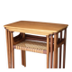 LACOSTE succession: Scandinavian nesting tables signed by Erling Torvits.