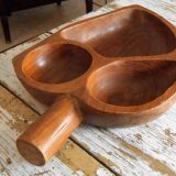 Aperitif in teak tray