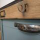 Meuble classeur à rideau vintage