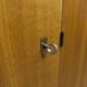 Scandinavian 3-door wardrobe in blond teak