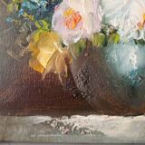 Tableau florale signé