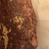 Pink marble coffee table