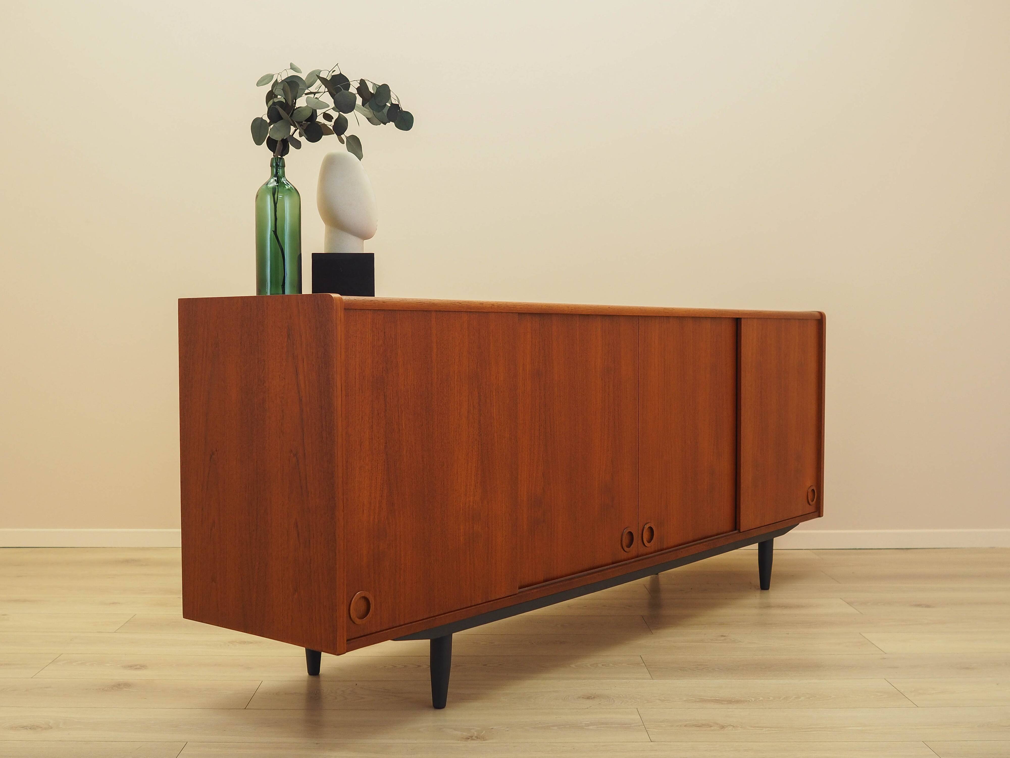 Teak sideboard, Danish design, 1970s, made in Denmark