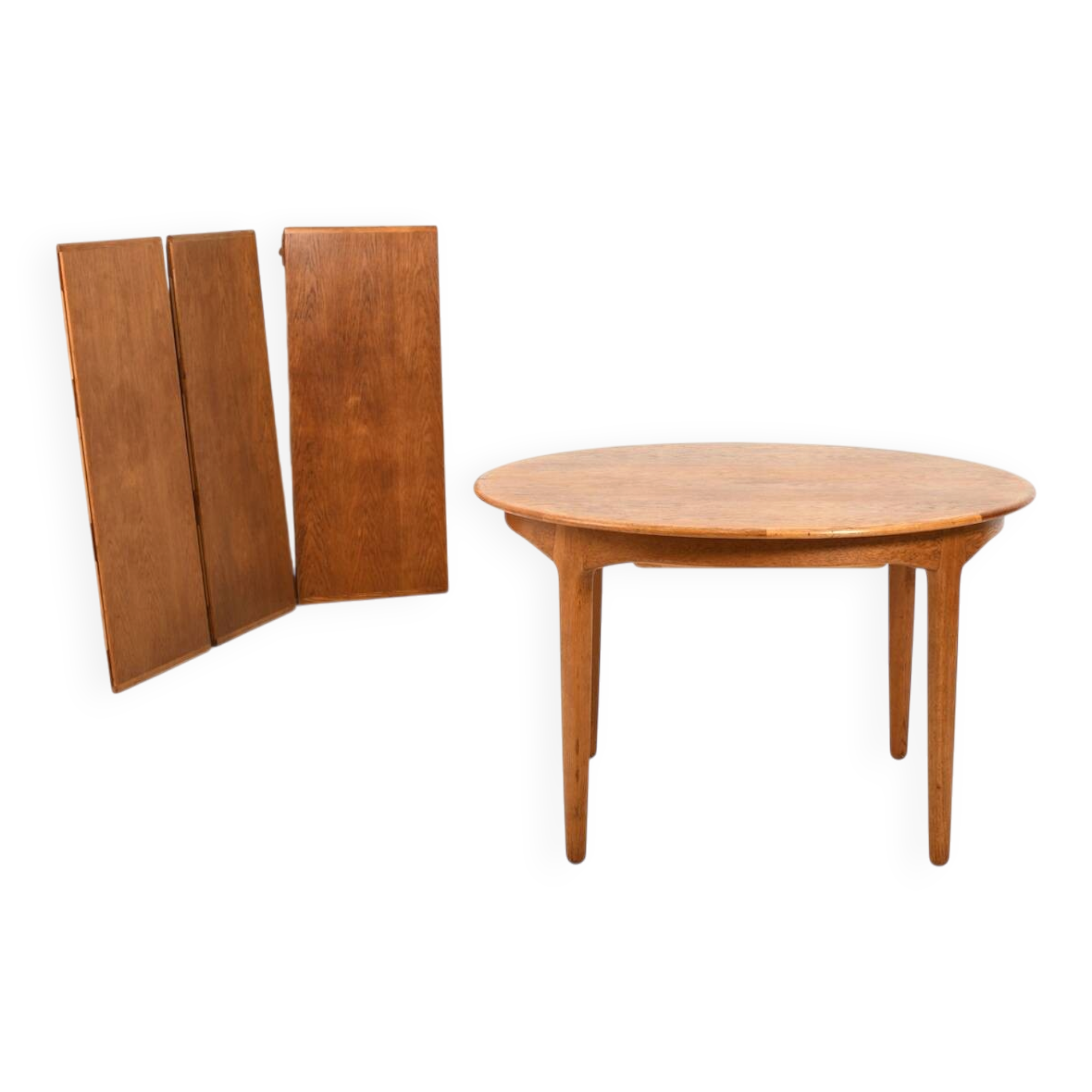 Large Henning Kjaernulf Dining Table 1958. Early Production.