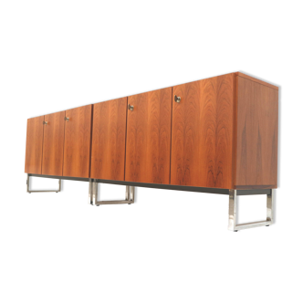 Large vintage rosewood sideboard made in the 1970s