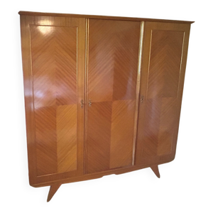 Armoire vintage acajou - portes