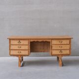 Oak danish mid-century desk