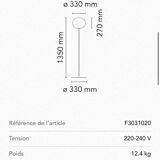 Lampadaires GLO BALL family FLOS