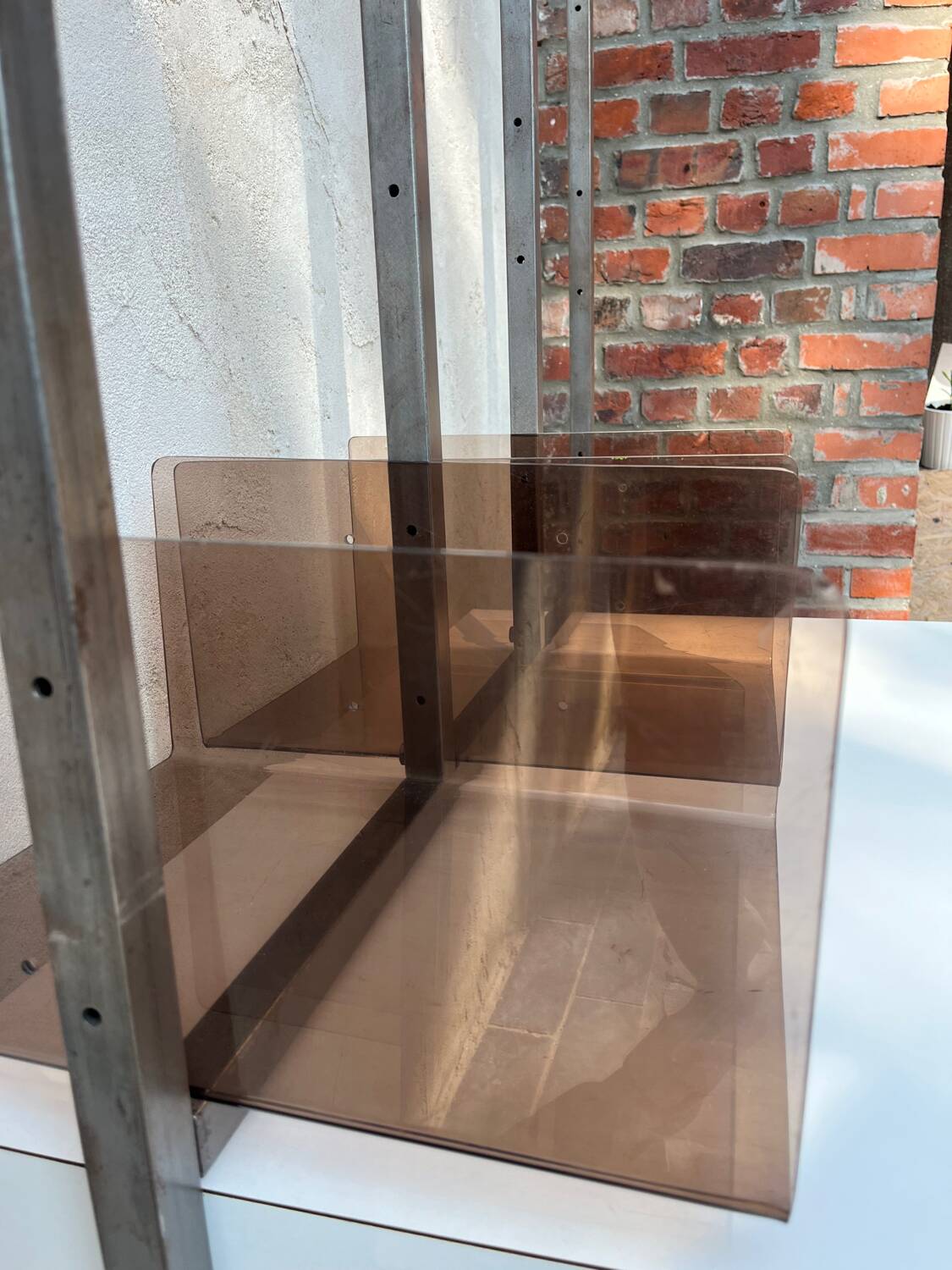 Plexiglass shelf & funky 70s