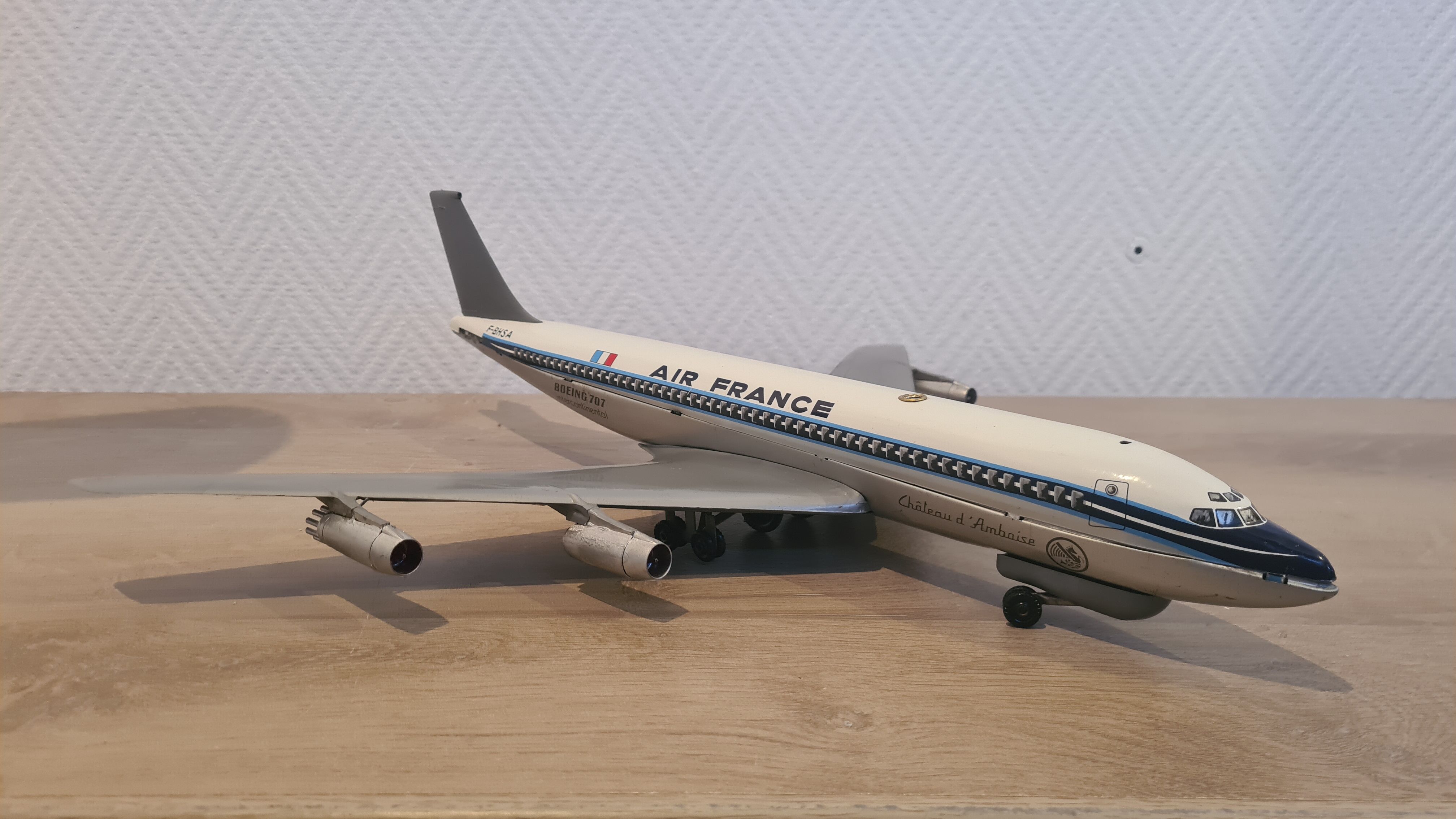 Model aircraft - Air France Boeing 707, vintage