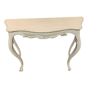 Console en bois patinée
