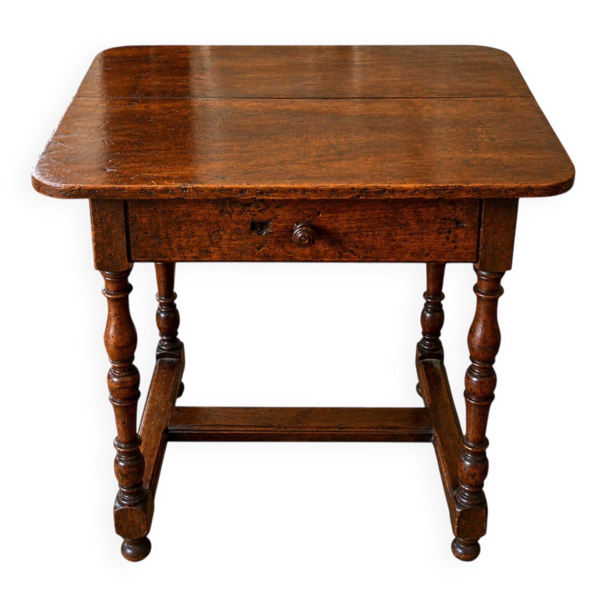 Cabaret Table in Solid Walnut from the Louis XIII Period