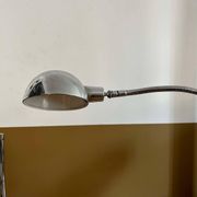 Lampe de bureau orientable, métal chromé, France 1940