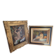 Tableaux,  huile sur isorel B. franco.