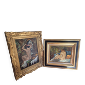 Paintings, oil on isorel B. franco.