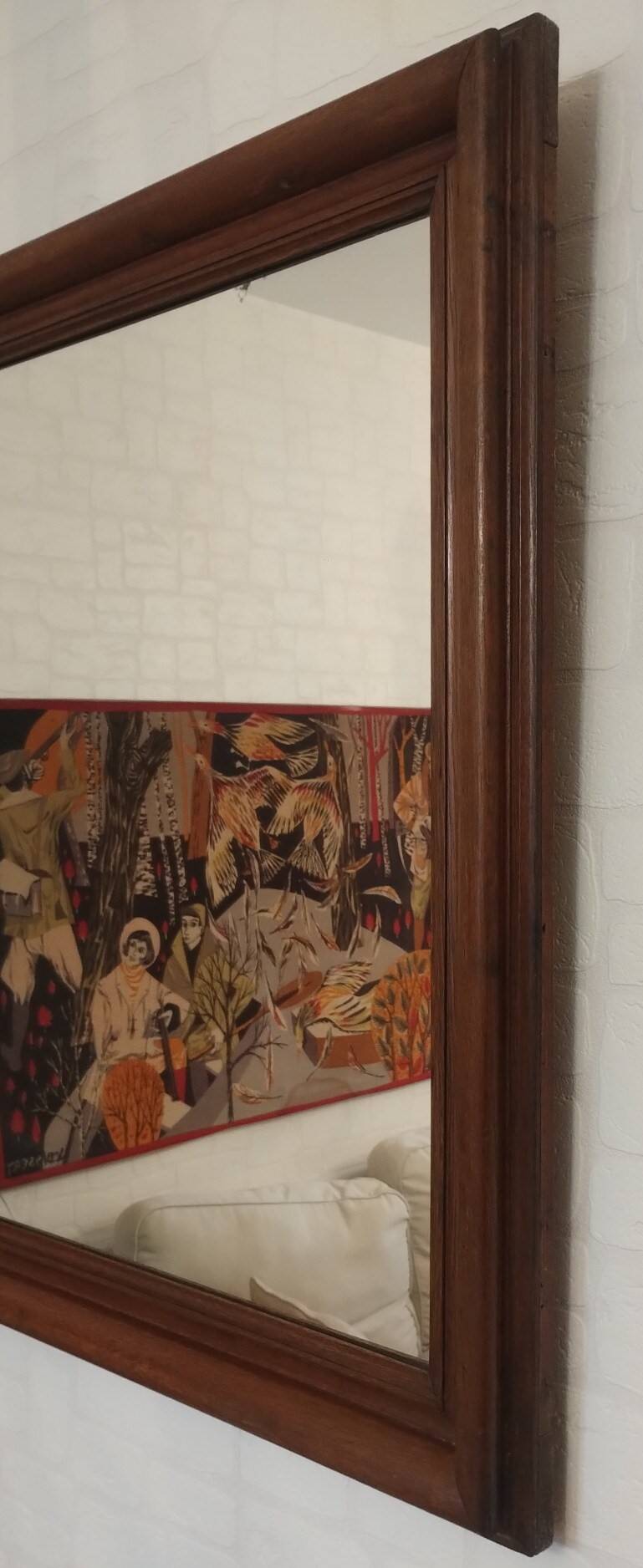 Large fireplace mirror