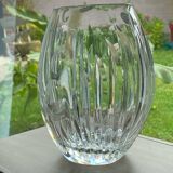 Vase en cristal vintage