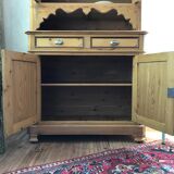 Buffet two bodies in raw pine