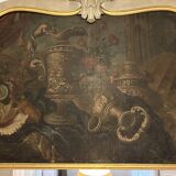 Grand trumeau ancien – Nature morte attribuable à l’école de Meiffren Comte