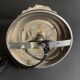 Large Art Deco flame globe lamp or ceiling light, 1920