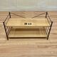 Modular metal and wood shelf design from the 1960s.