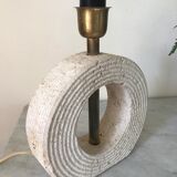 Vintage travertine lamp