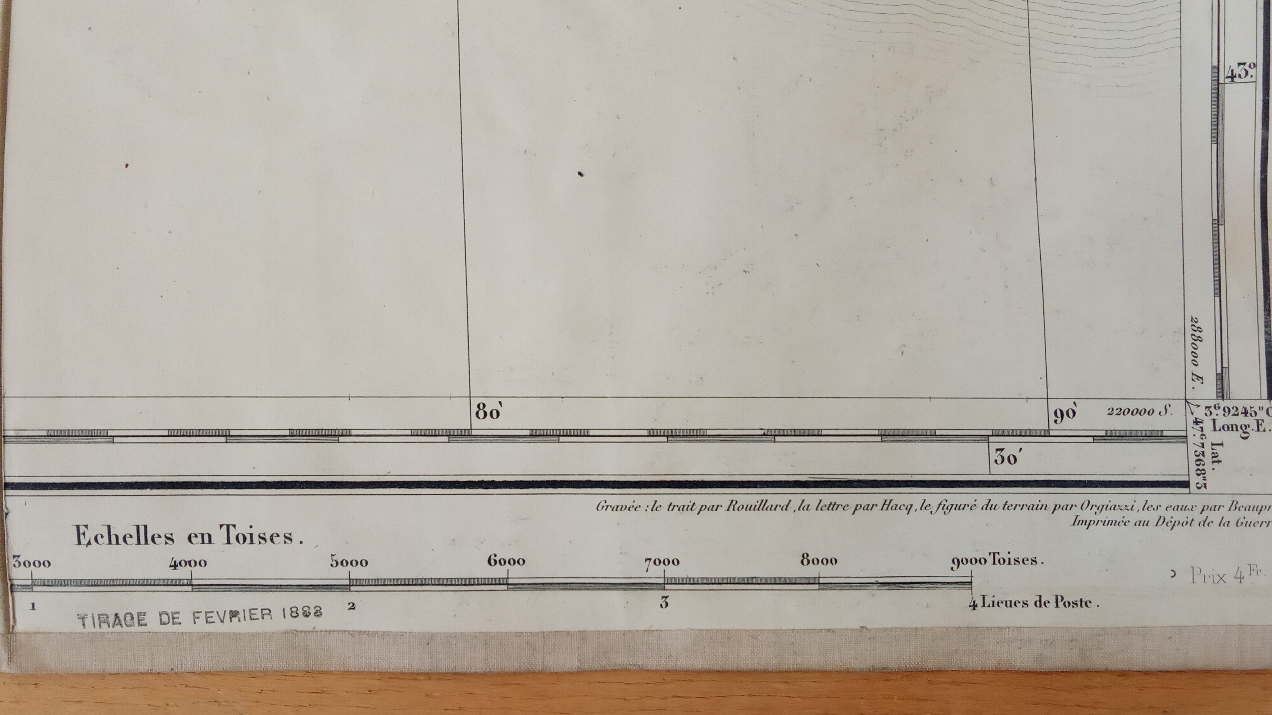 A map of Marseille at the end of the 19th century